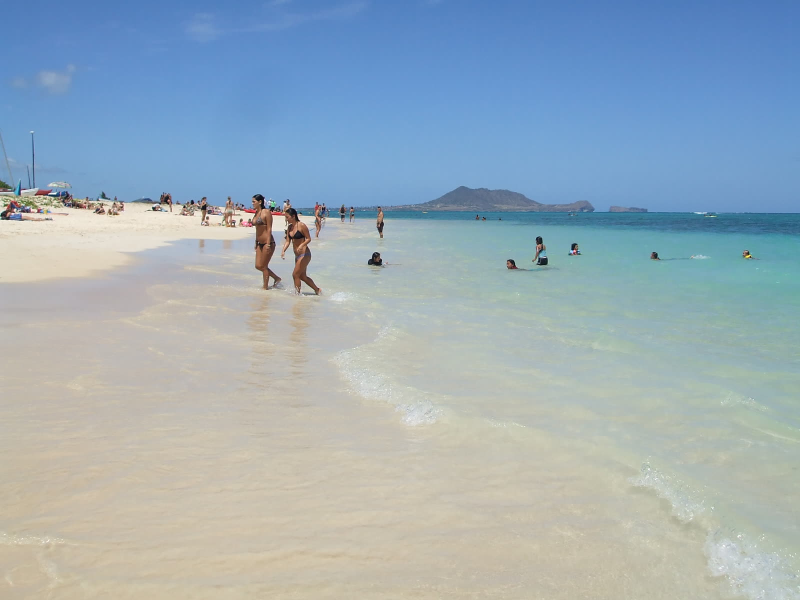 Lanikai Beach and the Mokulua islands
