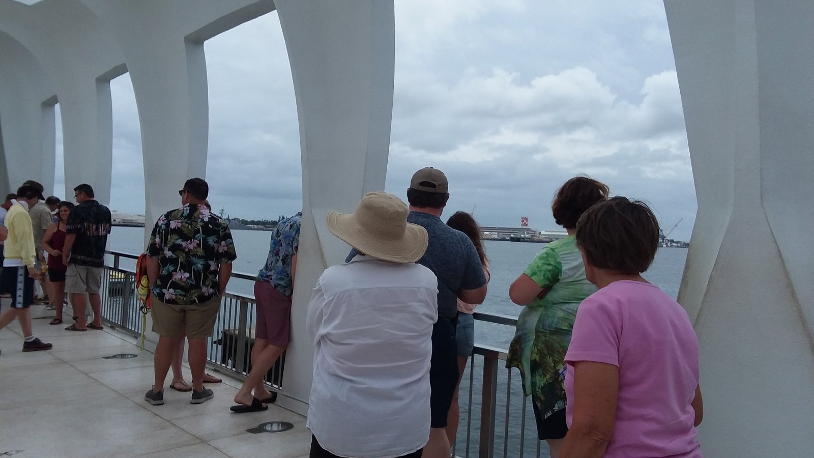 Inside the USS Arizona Memorial at Pearl Harbor